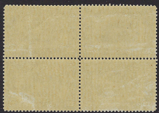 Back of Block of 145 - 12c Map of Canada