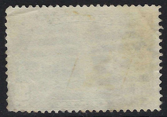 back of Canada 158 50c Bluenose