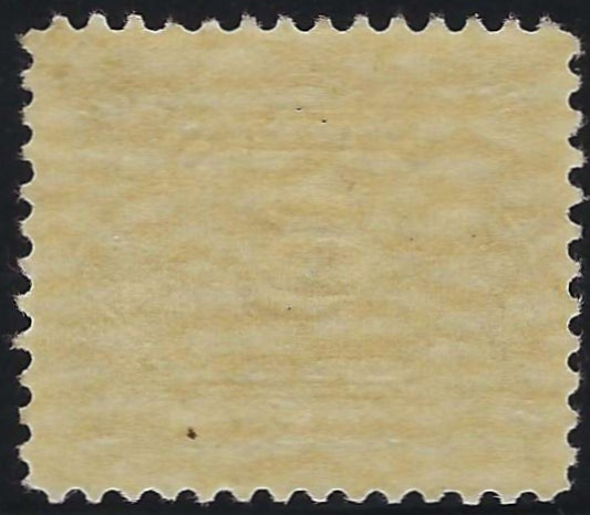 Back of Canada J4 5c Postage Due