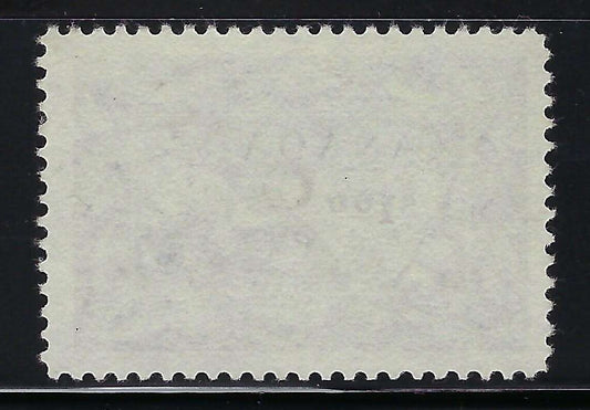 Back of Canada O27 "G" Official $1 Fishing