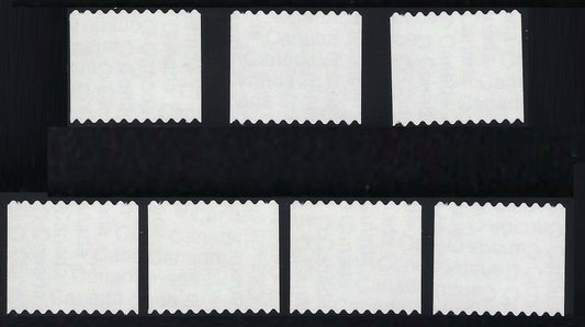 Back of Set of 7 Canadian NHL Hockey Pucks