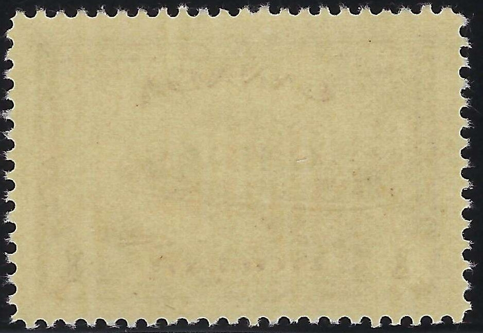 Back of Canada O10 $1 Ferry O.H.M.S. overprint official