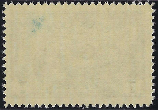 Back of Canada CO2 7c Canada Goose Air Mail G overprint official