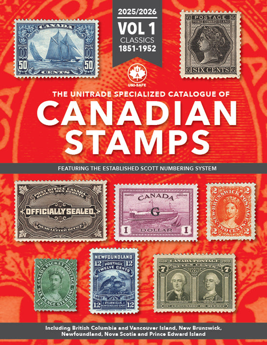 2025-2026 Unitrade Catalogue of Canadian Stamps | Two Volume Set ...