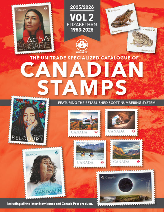 2025-2026 Unitrade Catalogue of Canadian Stamps | Two Volume Set ...