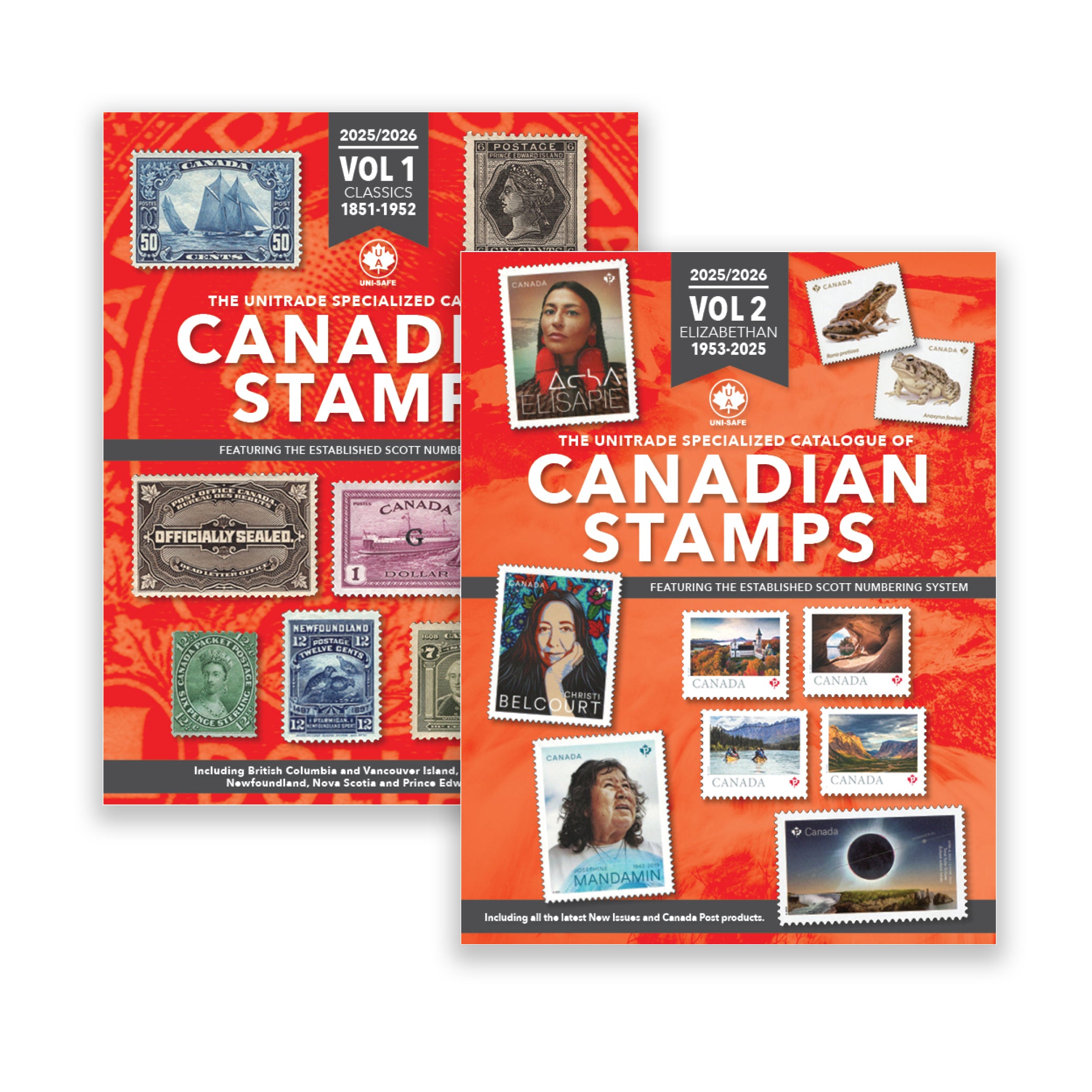 2025-2026 Unitrade Catalogue of Canadian Stamps | Two Volume Set ...