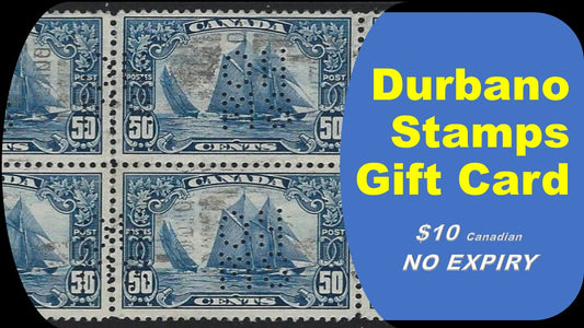 $10 Durbano Stamps Gift Card