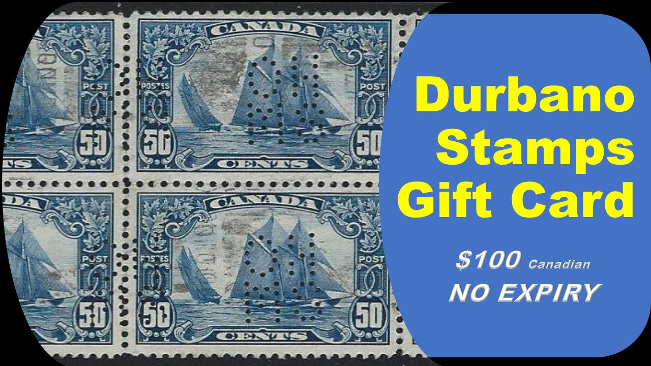 Durbano Stamps Gift Cards