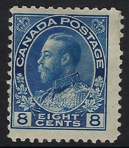 Canada 115 - Mint 8¢ KGV Admiral Blue F-H