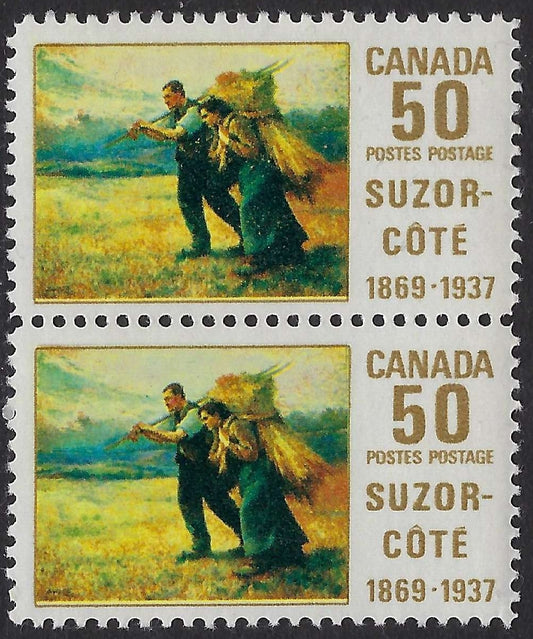 Pair of 50c Suzor-Cote